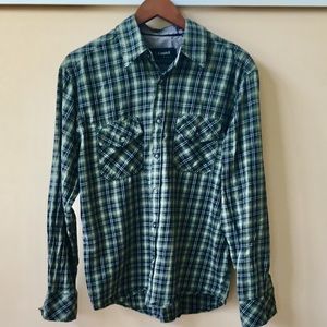 J Campbell Los Angeles vintage cotton plaid shirt